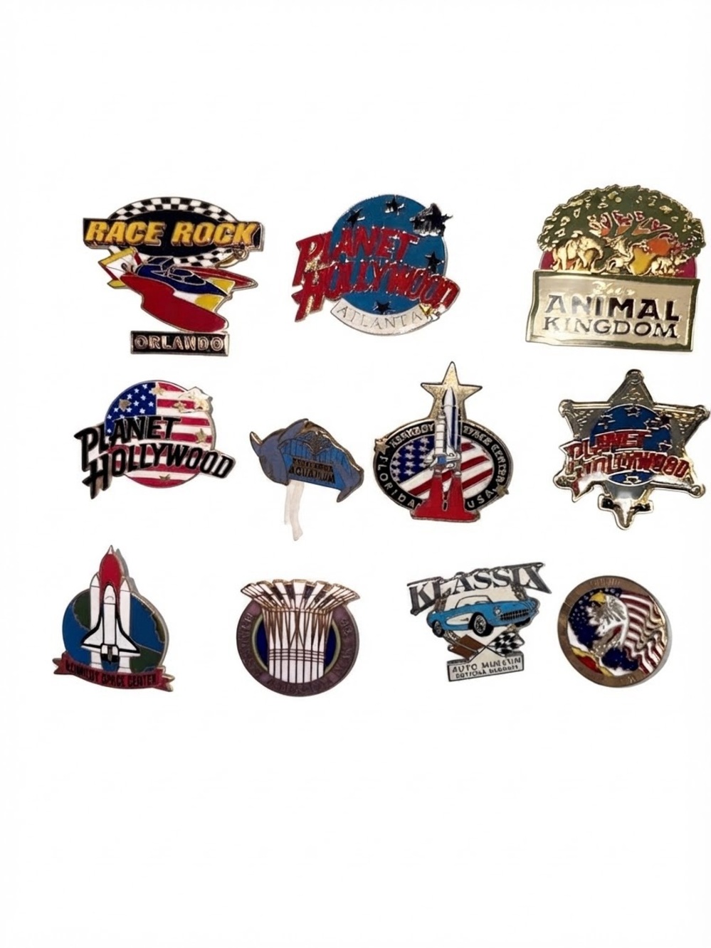 Lot of 11 souvenir Pins Florida